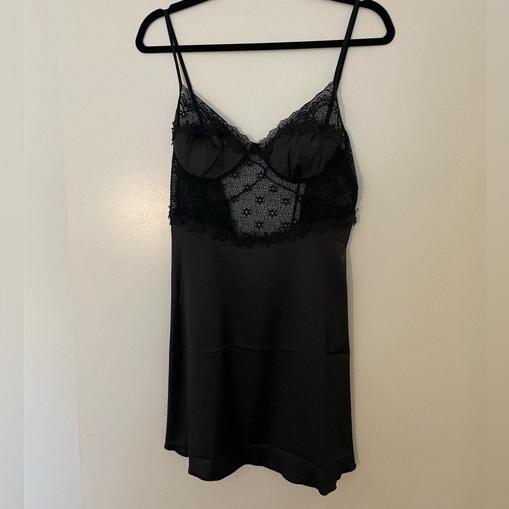 Satin Lace Slip